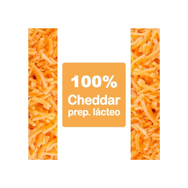 PREP. LÁCTEO CHEDDAR RALLADO CASERO
