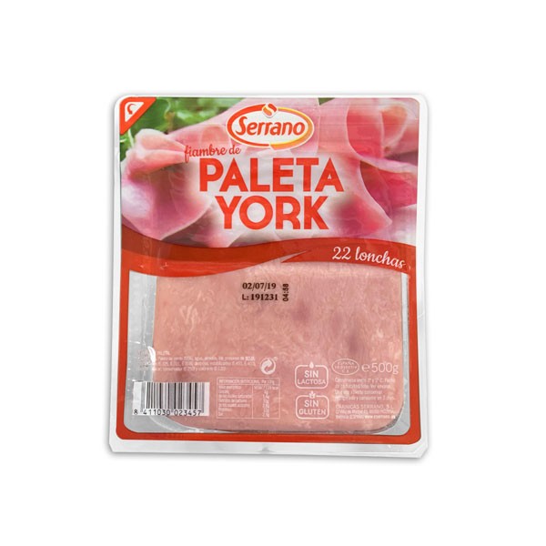 PALETA YORK LONCHAS "SERRANO"